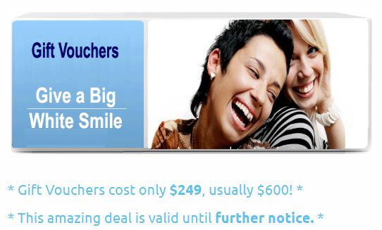 Teeth Whitening Gift Voucher